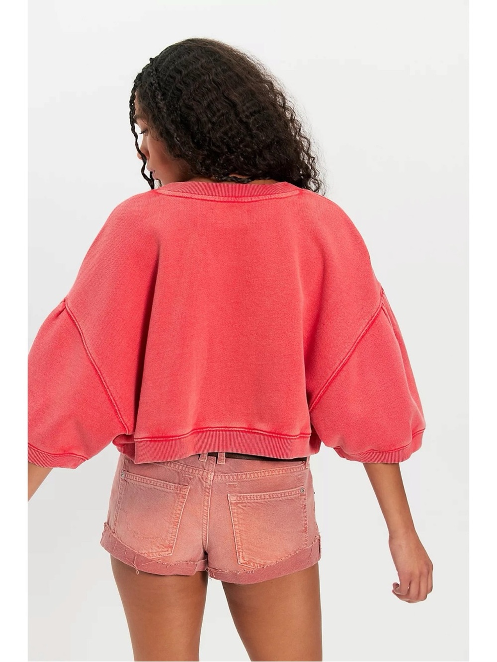 Free People Bohemian Cape Me Cozy Cardi Sweatshirt Cardigan Size XL NWT - Picture 6 of 13